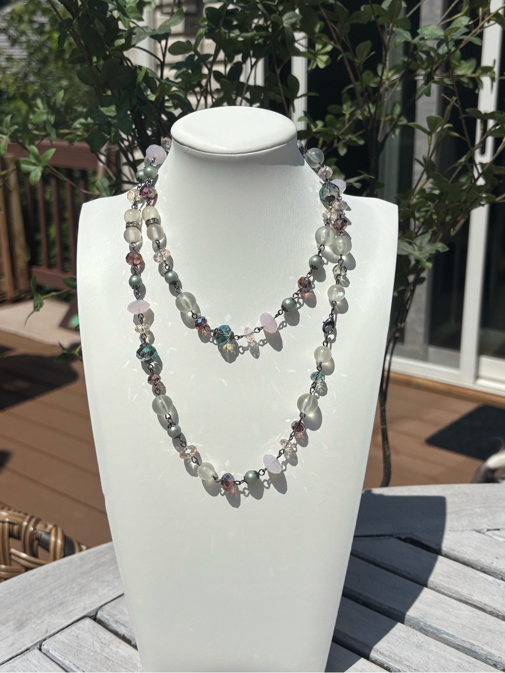 Handcrafted Pastel Beaded Necklace